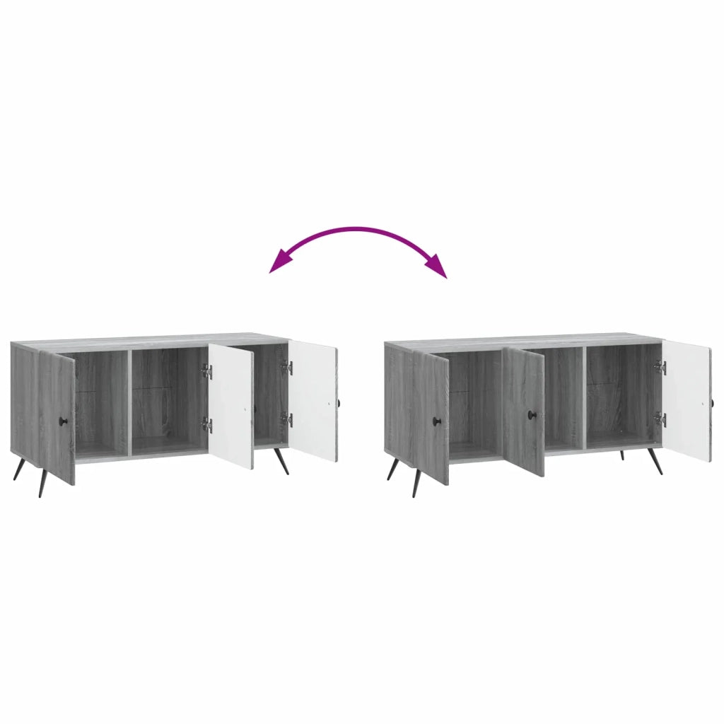 Mobile TV Grigio Sonoma 99 x 34,5 x 50 cm Legno ingegnerizzato