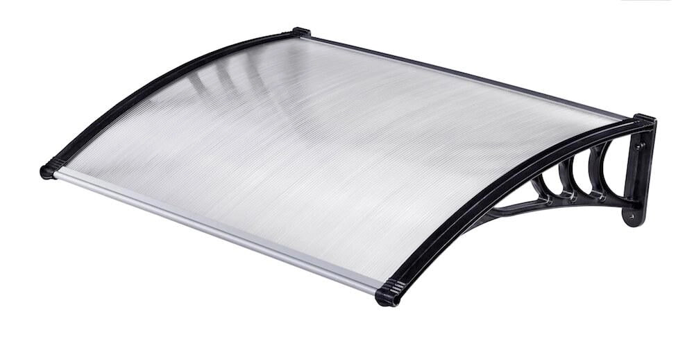 Pensilina Tettoia in Policarbonato Alveolare 100x80cm Tosini YY8010-B