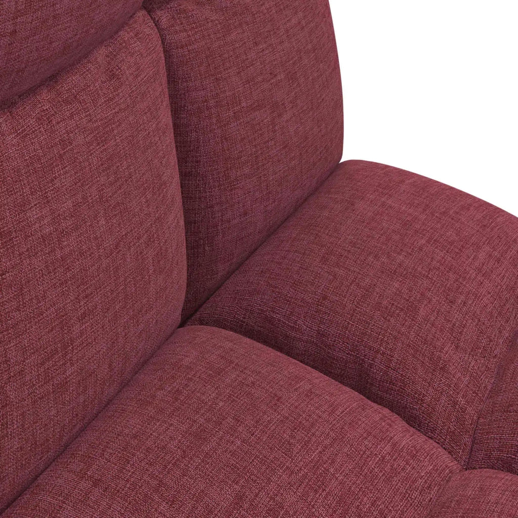 Sedia da Pavimento Rosso Vino 50 x 61 x 57 cm Tessuto 42028145