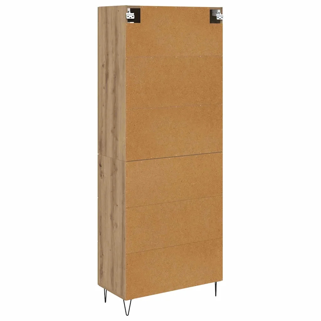 Credenza Rovere artigianale 69,5 x 34 x 90 cm Legno multistrato 3402708