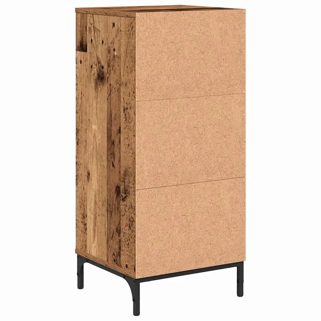 Mobile da Bagno con cassetto Legno vecchio 39,5 x 36 x 88 cm