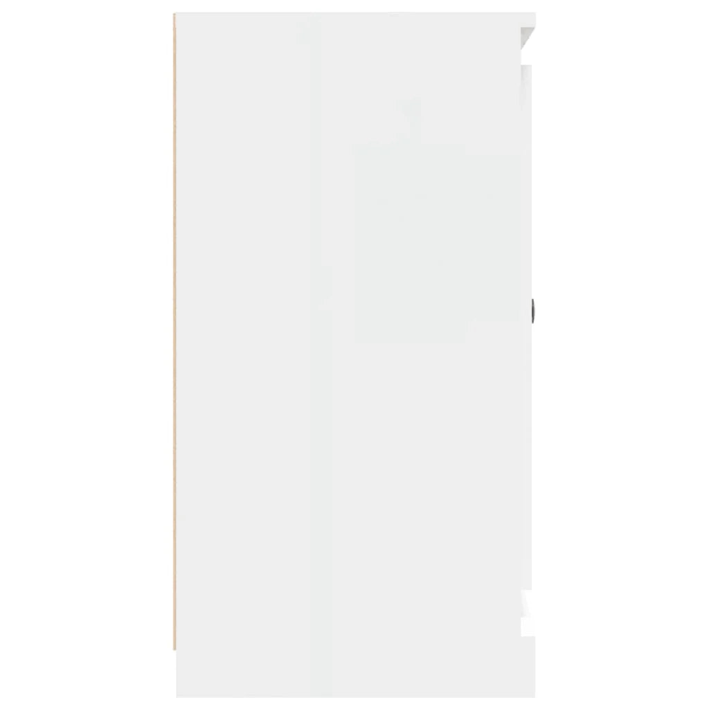 Buffet credenza cassettiera mobiletto mobile contenitore organizer per cucina soggiorno salotto 70 x 35,5 x 67,5 cm legno ingegnerizzato bianco 02_0030486