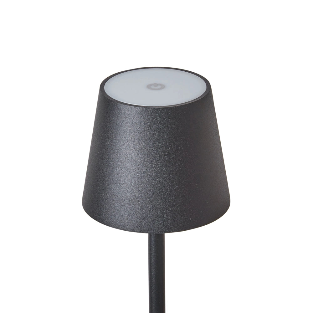 Lampada da terra in ferro nero per interni e per esterni stile moderno