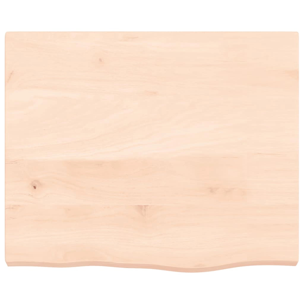 Piano Bagno 60x50x(2-4) cm in Legno Massello Non Trattatocod mxl 74448