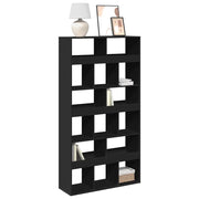 Divisorio Stanza | Paravento | Divisorio Ambienti Nero 100x33x187,5 cm in Truciolato