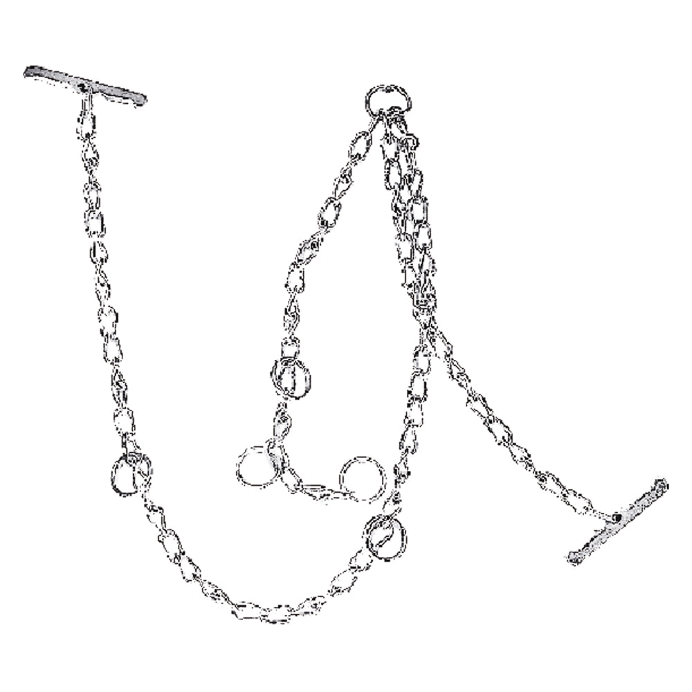 LEGAME PER BOVINO a maglia ritorta - 3 capi N. 19 - cm. 45- 6 pezzi  - MADE IN ITALY