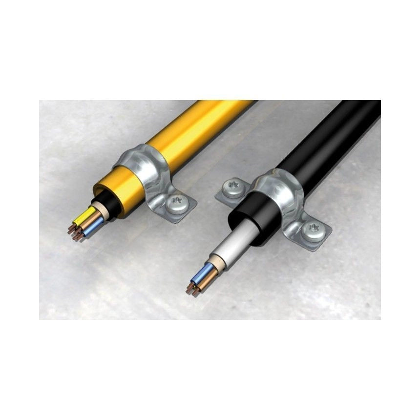 Fischer 1172 Gaffetta per Tubi BSM Acciaio Zincato Diametro 16 mm 50 Pz
