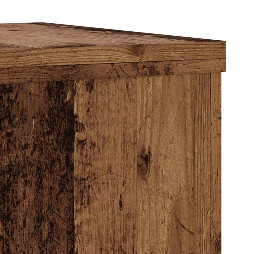 Portavasi mobili per fiori set da 2 legno di recupero legno ingegnerizzato marrone 02_0045373