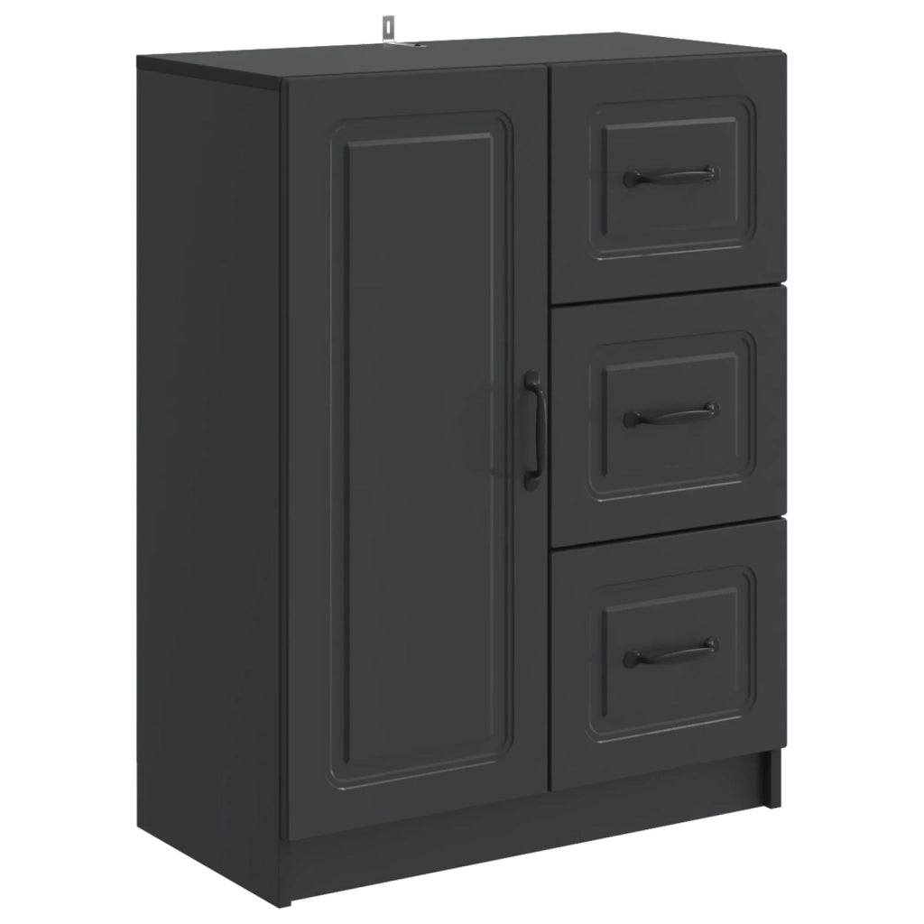 Credenza Nero 66 x 34,5 x 87 cm Legno ingegnerizzato 895776