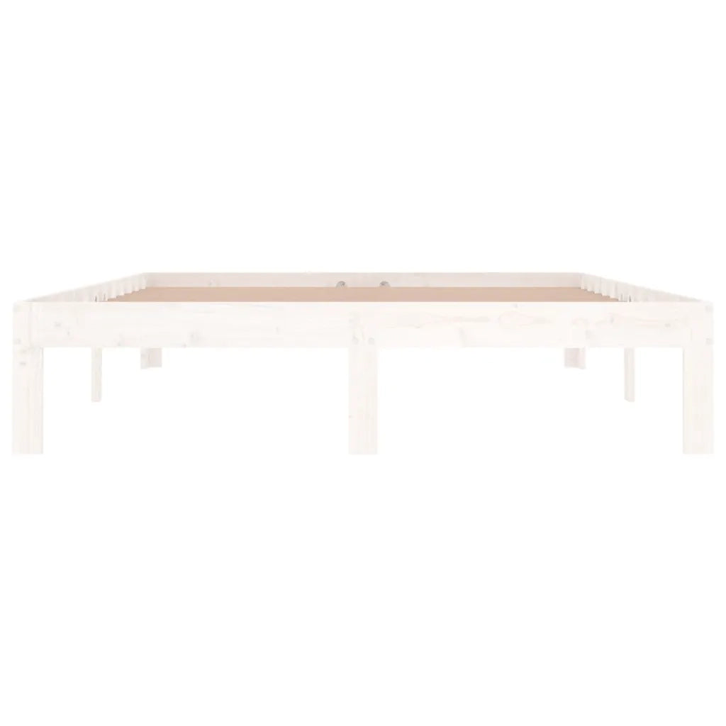 Giroletto Bianco Legno Massello 135x190 cm 4FT6 Double cod mxl 60210