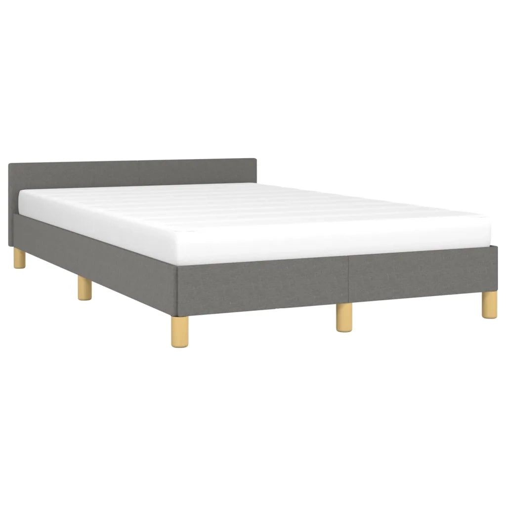 Giroletto senza Materasso Grigio Scuro 120x190 cm in Tessuto