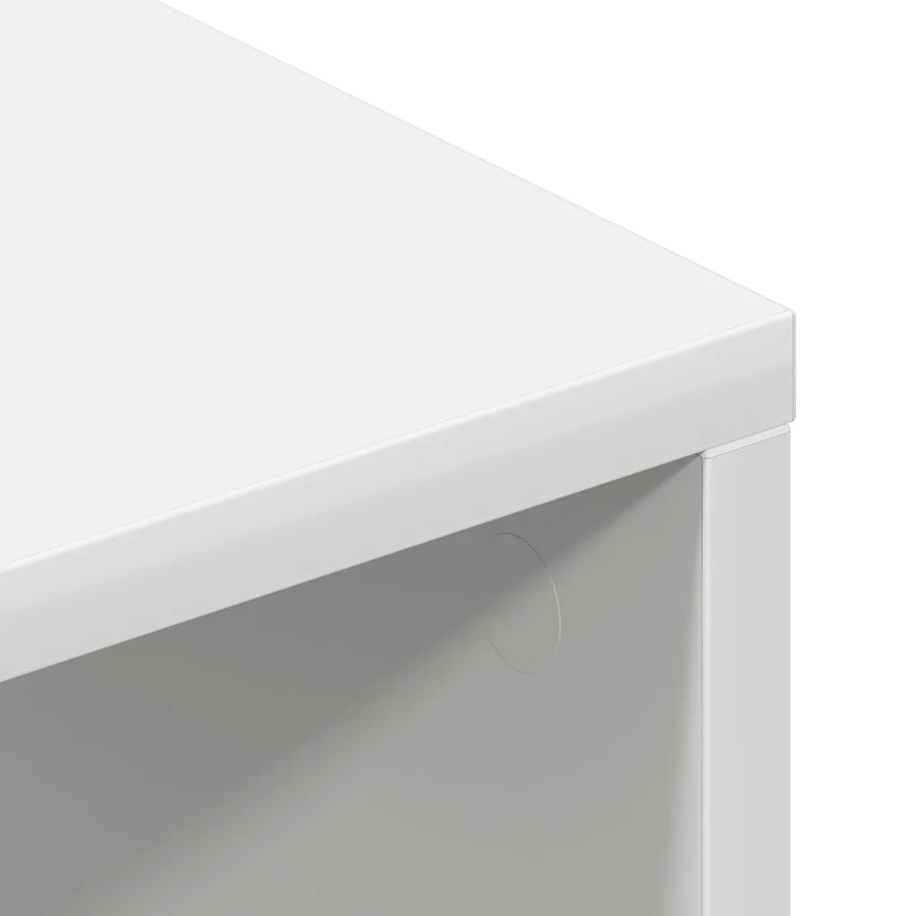 Mobile Porta TV Bianco 100x40x40 cm in Legno Multistrato 859118