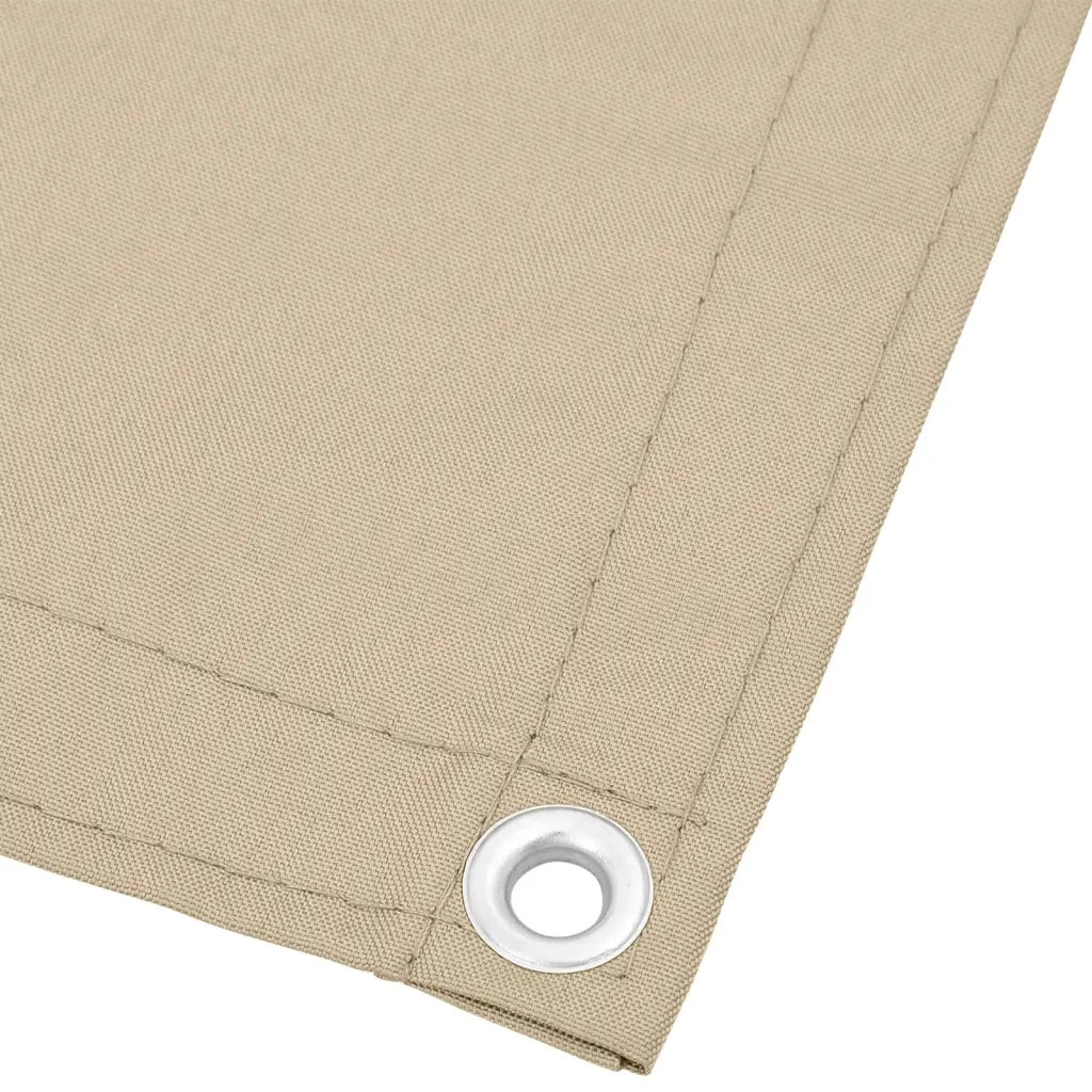 Paravento da Balcone Beige 90x800 cm 100% Poliestere Oxford 4000180