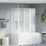 Schermo da Bagno Glassato 120 x 70 x 137 cm Alluminio