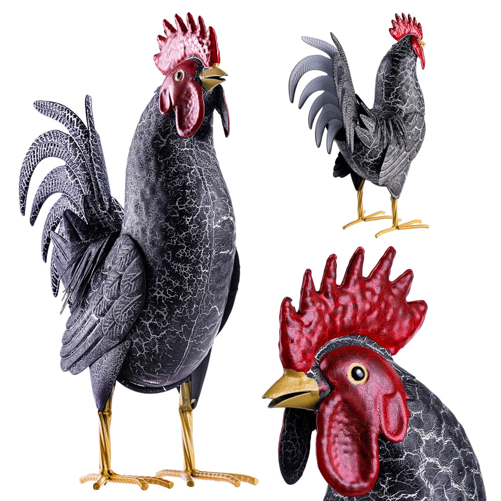KADAX Stalowa figura ogrodowa kogut QX24339 K16046