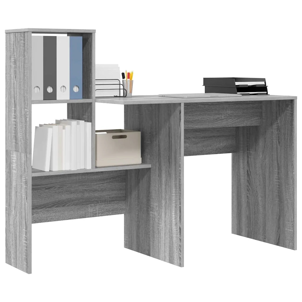 Scrivania Grigio Sonoma Legno ingegnerizzato 869303