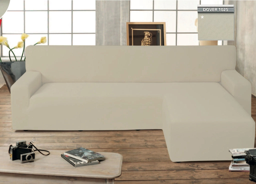 Copridivano Genius Con Penisola Chaise Longue Modello Swing Colore Dover - Destra - Dover