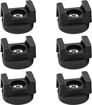 Cabletten fissori magnetici per auto, ufficio e casa - 6 pezzi, clip per cavi, supporti per cavi.