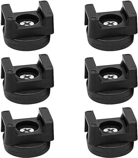 Cabletten fissori magnetici per auto, ufficio e casa - 6 pezzi, clip per cavi, supporti per cavi.
