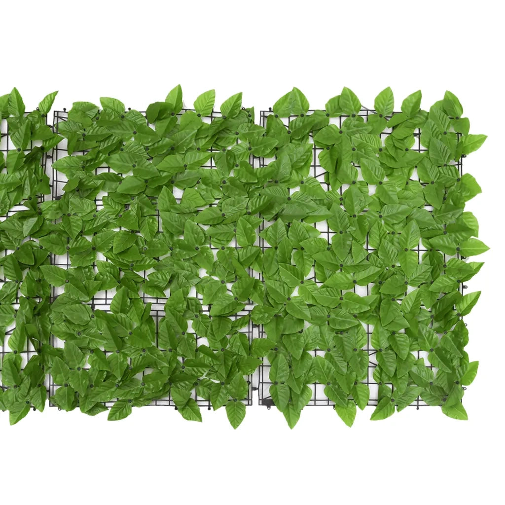Schermo Privacy da Balcone con Foglie-Pannello per balcone Verde 600x75 cm