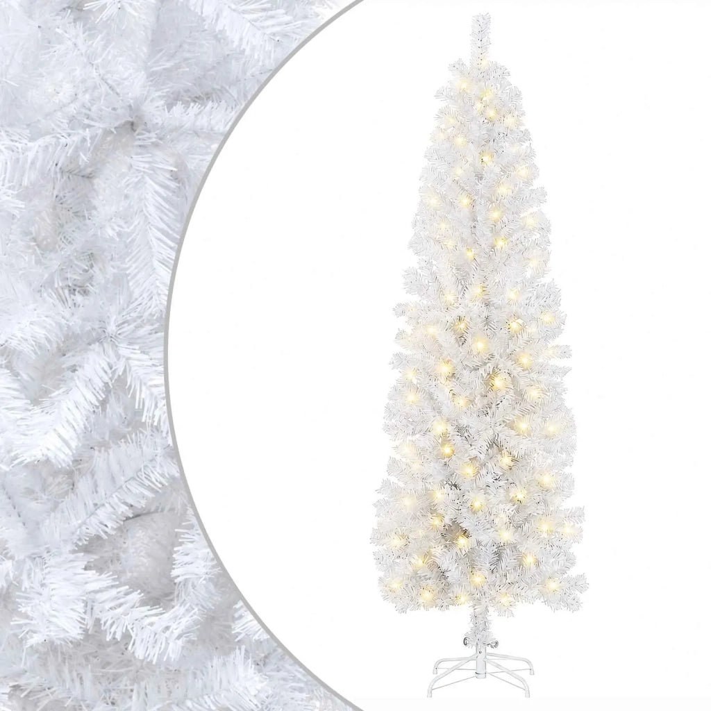 Albero di Natale Artificiale Sottile 240 cm 300 LED 3461039