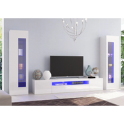 Set Soggiorno Daiquiri – 290x162x40 – Bianco Lucido