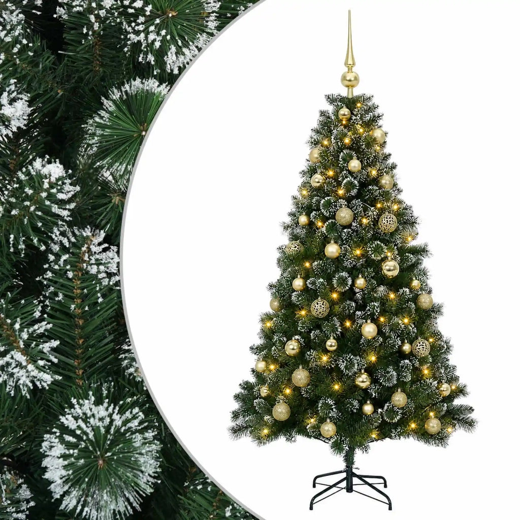 Albero di Natale Artificiale con Pallina 150 cm 150 LED 3461266