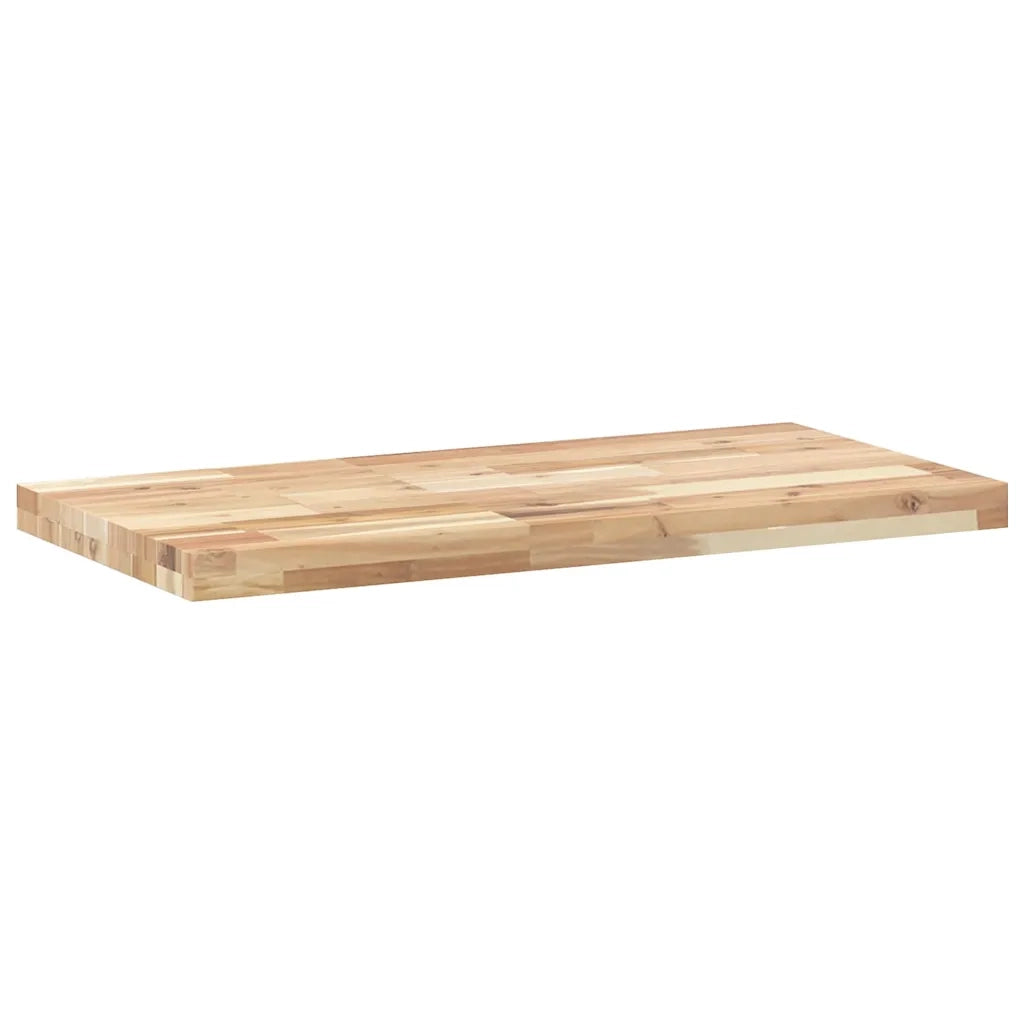 Mensole da Parete 2 pz 80x40x4 cm Legno Acacia Non Trattato