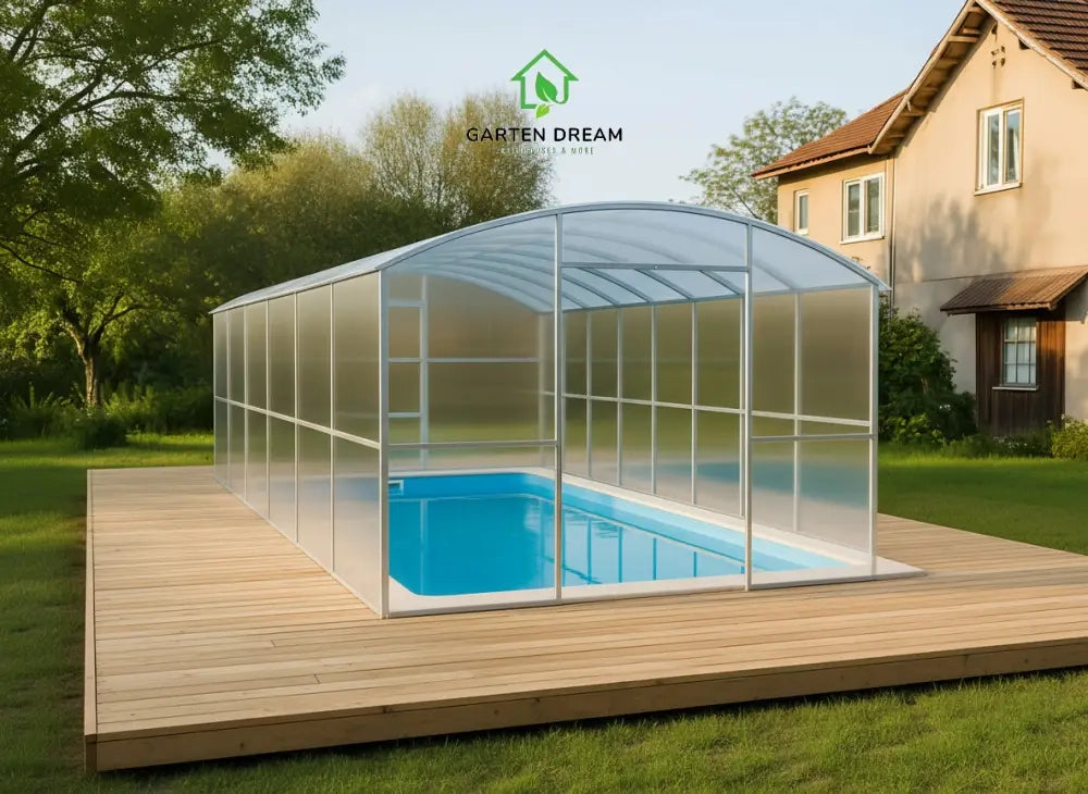 Copertura per Piscina Garten Dream LAGUNA 3x4 m con Policarbonato 6 mm