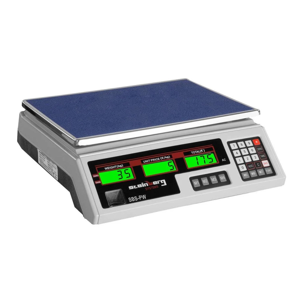 Bilancia pesa-prezzo 35 kg / 2 g LCD bianco 14_0000659