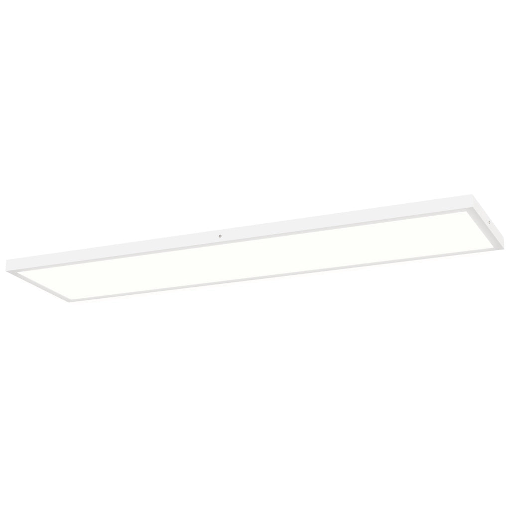 Lampada da Soffitto a 4 Luci ¨C zephmum ¨C Bianco 120x30x3,7 cm