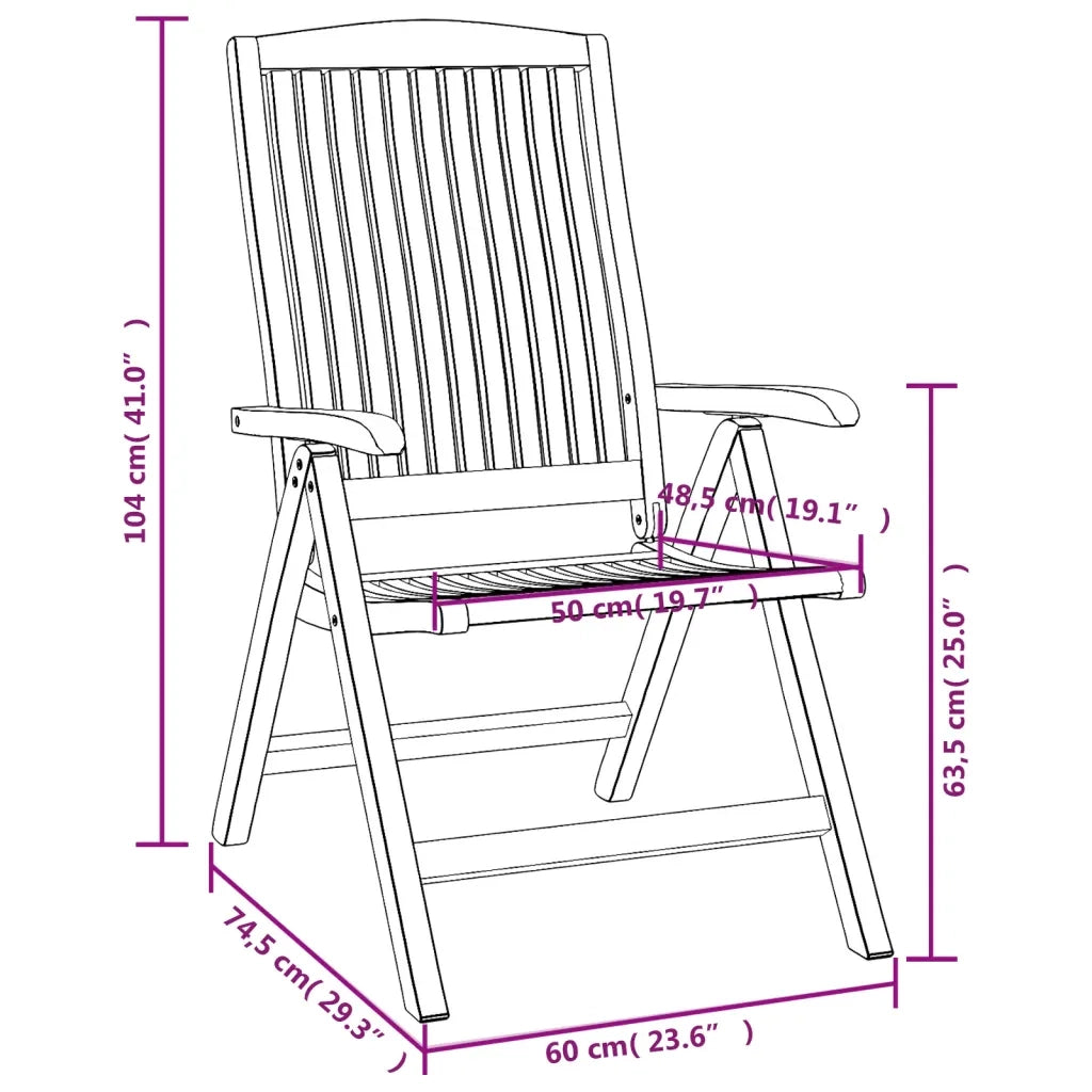 Set da Pranzo da Giardino 7 pz in Legno Massello di Teak 3154918