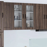 Mobile da cucina con lo scaffale-Armadio da cucina Rovere Marrone 40 x 31 x 80 cm 827691