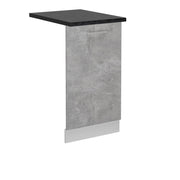 Vicco Coperchio per lavastoviglie Calcestruzzo 45 cm , PL Antracite