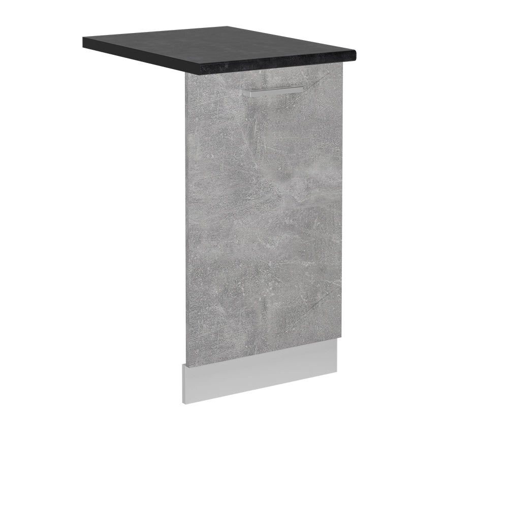 Vicco Coperchio per lavastoviglie Calcestruzzo 45 cm , PL Antracite