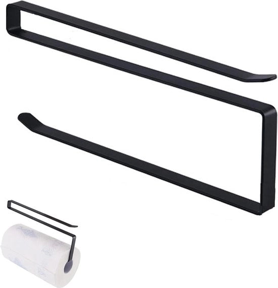 Sostegno da Parete per Tappeti di Cucina in Metallo Senza Forare - Bagno Ufficio Sotto Credenza