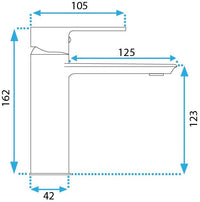 Rubinetto Da Lavabo Rea Veneta Chrome Low
