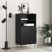Credenza-Buffet-Armadio da cucina Nero 60 x 36 x 110 cm Legno multistrato 483662