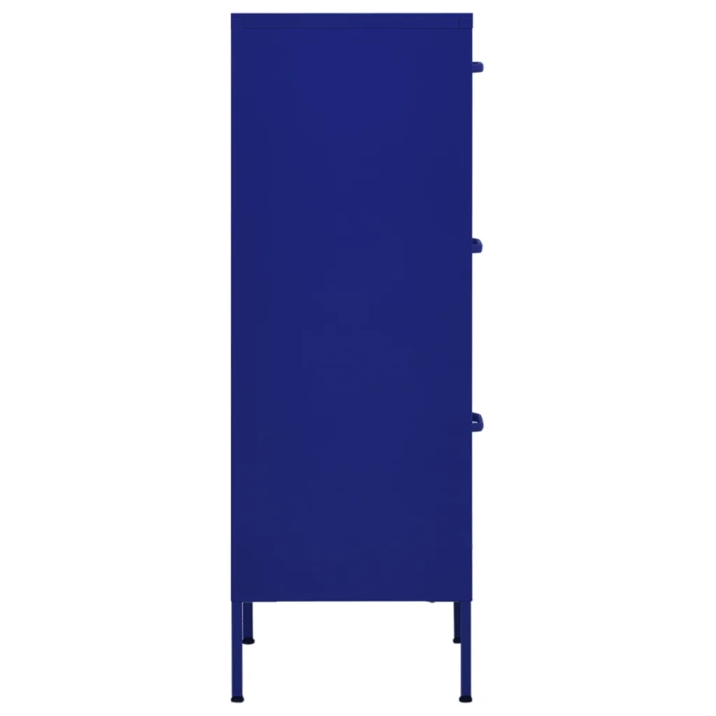 Armadietto Blu Marino 42,5x35x101,5 cm in Acciaio cod mxl 44316