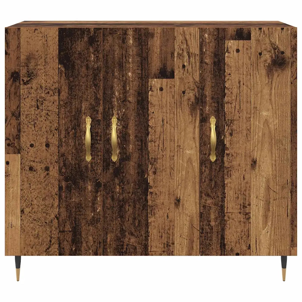 Credenza-Buffet-Armadio da cucina Legno vecchio 90 x 34 x 80 cm Legno multistrato 301581