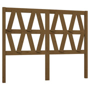 Testiera | Testata per Letto ambra 126x4x100 cm in Legno Massello di Pino