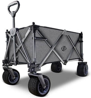 Carrello Bolder - Carrello Opnebbio - Carrello per Spiaggia - Pneumatici Sterrati - Multipla Posizione - Carrello per Spiaggia Portatile
