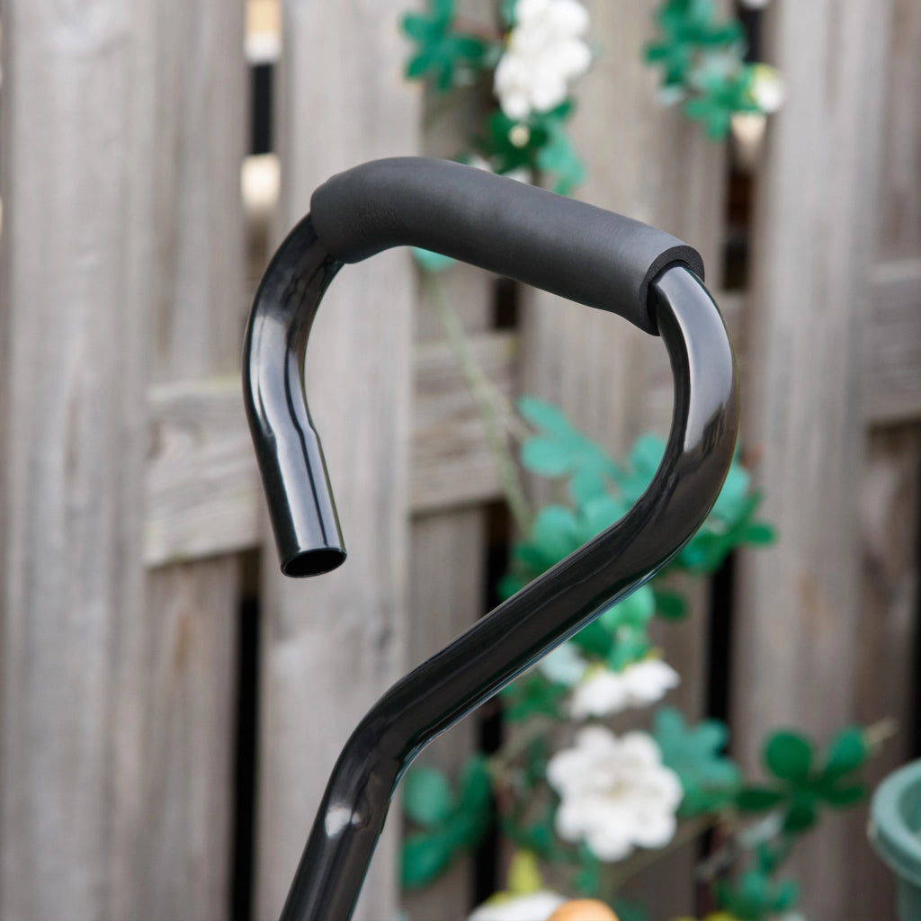 Carrello da Giardino con 4 Ruote ¨C Zephmum ¨C Verde Acciaio 108x52x100 cm