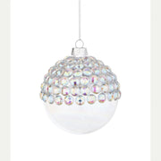 Sfera vetro jewel iridescente d80
