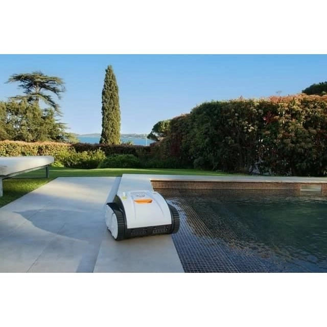 Robot aspirapolvere autonomo BESTWAY Aquaglide per piscine a fondo piatto 3,5 x 5 m, batteria ricaricabile