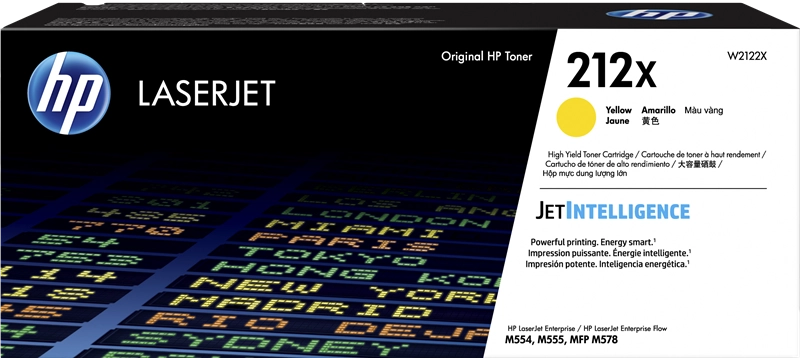HP Cartuccia toner giallo originale LaserJet 212X ad alta capacità