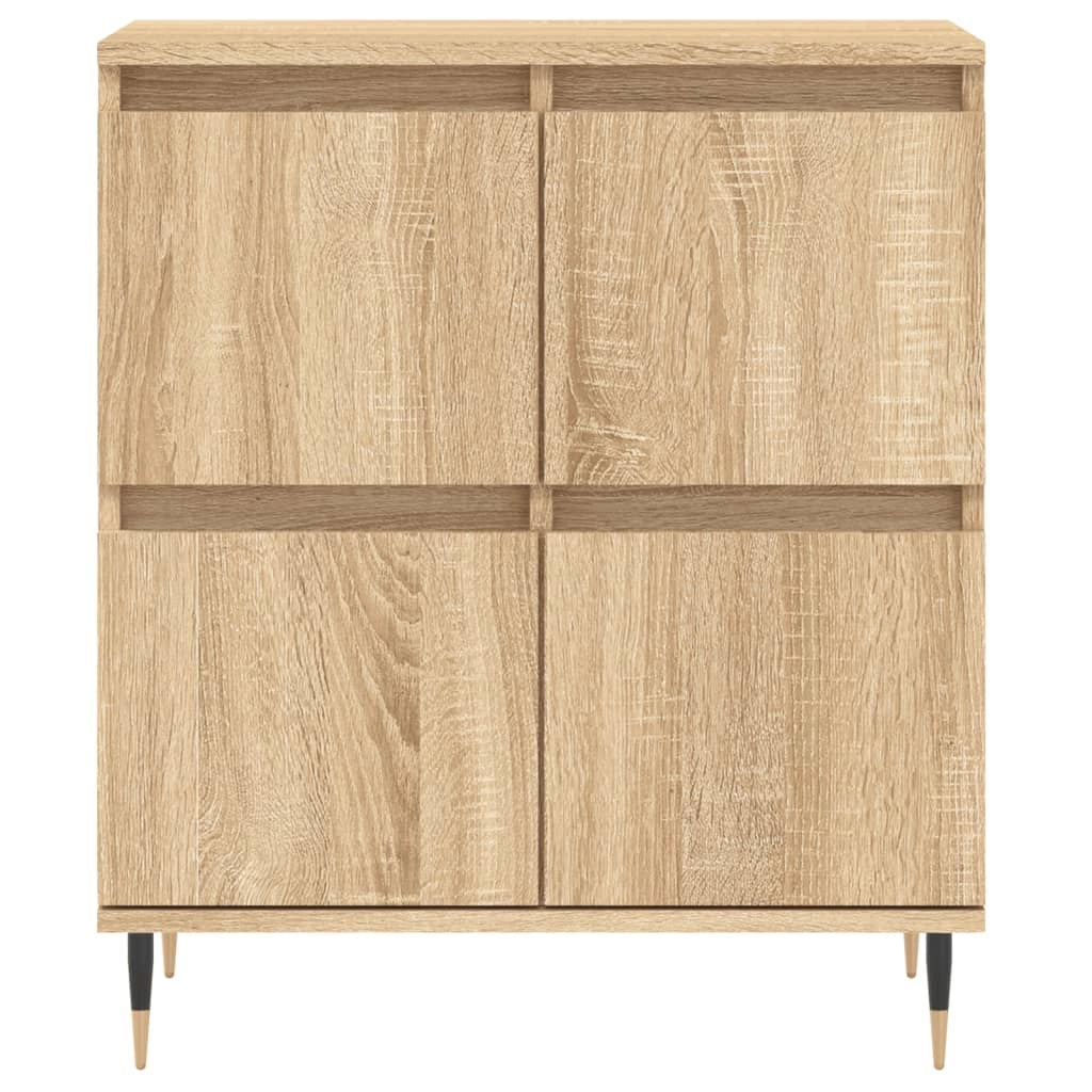 Buffet credenza cassettiera armadio mobile contenitore organizer cucina soggiorno rovere Sonoma 60 x 35 x 70 cm legno ingegnerizzato marrone 02_0031600