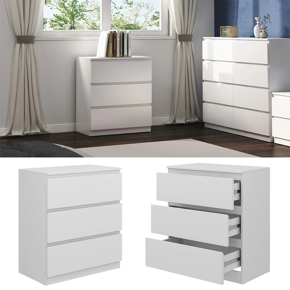 Vicco Cassettiera Bianco 39 x 78.5 cm