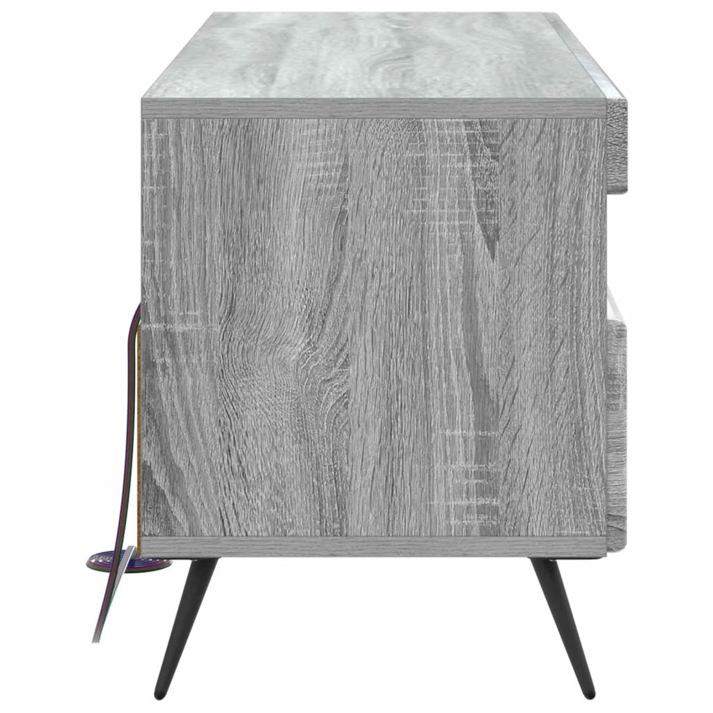 Mobile TV LED Sonoma grigio Legno ingegnerizzato 897661