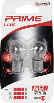 Coppia di Lampadine biluce per luci auto 12V P21/5W BAY15d